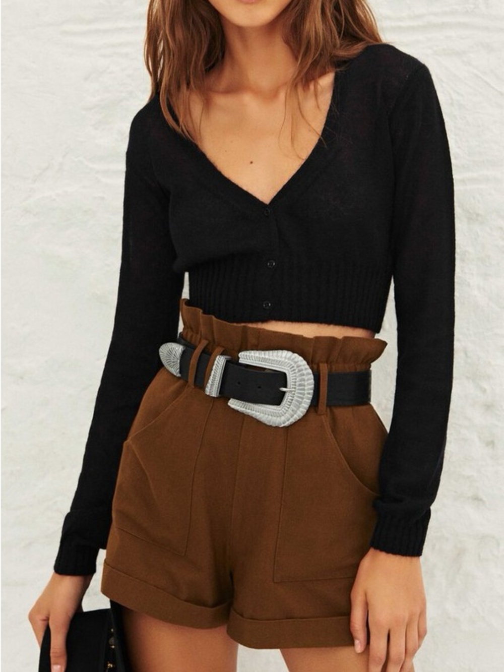Ba&sh FAUZIA cardigan Black